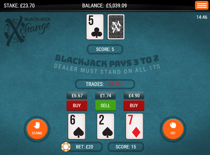 blackjackexchange1 Online Blackjack